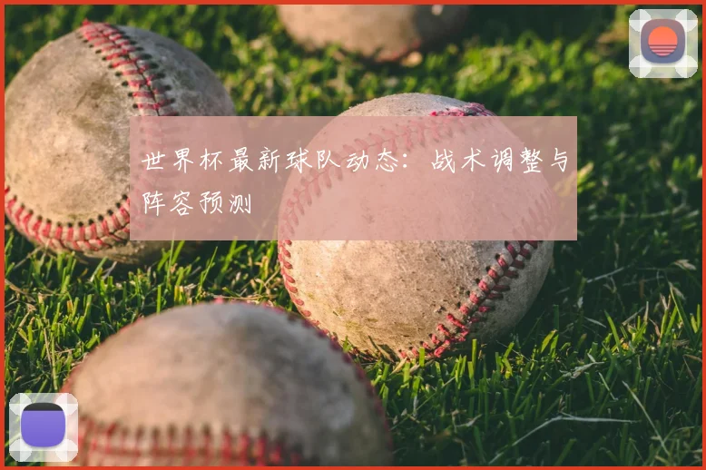 世界杯最新球队动态：战术调整与阵容预测